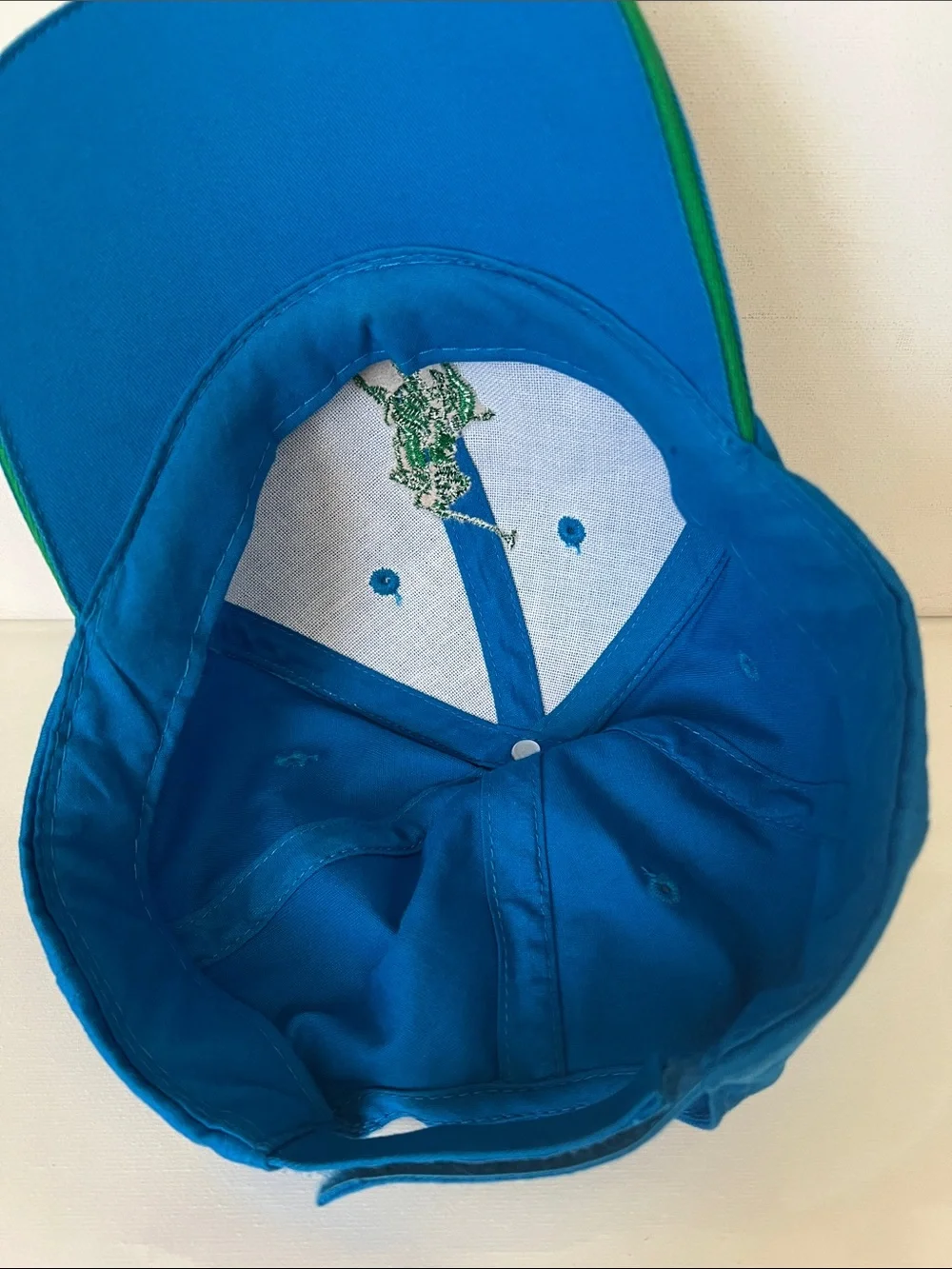 Ralph Lauren Teal Cap with Embroidered Logo